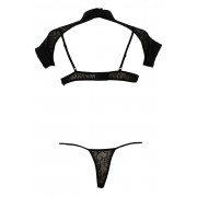 Sheer temptation teddy set